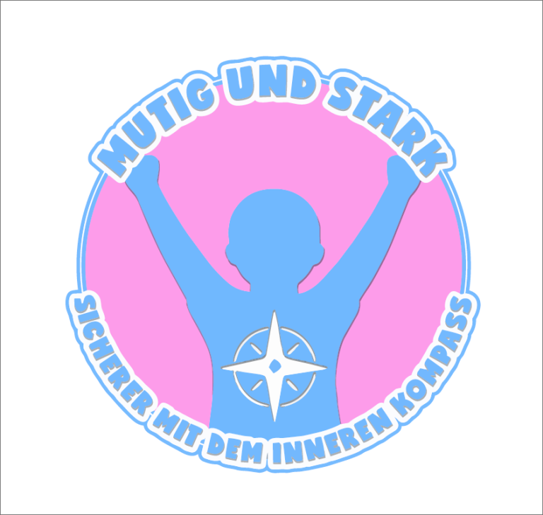 Logo des Präventionsangebotes Mutig und Stark – Sicherer mit dem inneren Kompass